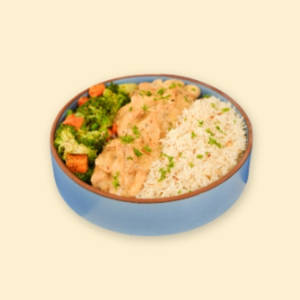 Creamy Garlic Chicken Bowl