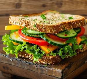 Veg plan sandwich