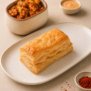 Paprika Paneer Puff