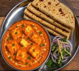 4 Roti With Butter Paneer