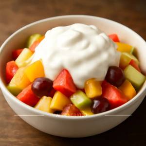 Fruit Salad With Cream