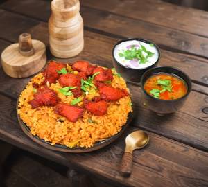 1½ chilli chicken biryani