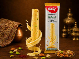 Badam Pista Kesar Gourmet Natural Kulfi - (70 Ml)