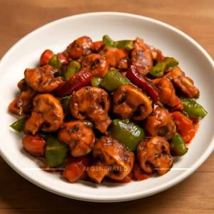 Mushroom Chilli Dry