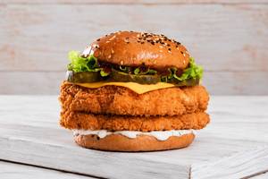 K- Buldak Chicken Double Patty