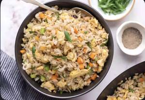 Egg Asian Fried Rice (Serves 2)