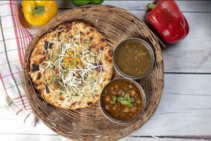 Cheese chilly garlic kulcha