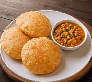 Puri With Guguni (5 Pcs)