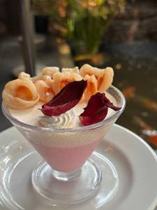 Litchi Rose Panna Cotta