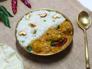 Andhra Chicken Curry Ghee Rice Bowl