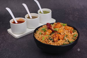 Schezwan Prawn Fried Rice