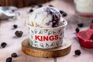 Blueberry ice cream