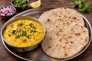 Pithla bhakri