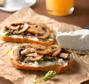 Mushroom Cheese Toast