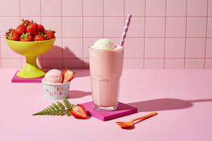 Strawberry thick shake