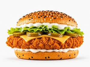 Cheese Chilli Chicken Fillet Burger