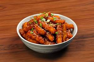 Manchurian potato chilli