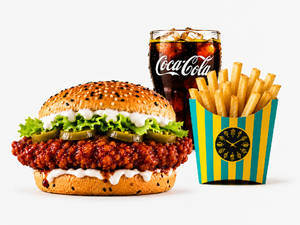 Crisp Cross Chicken Burger Combo