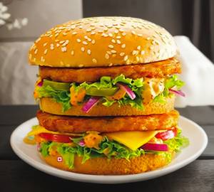 Veg Tower Burger [Double]