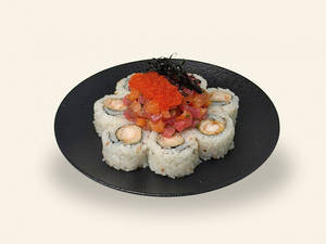 Negi Tuna + Salmon Ebi Tempura Maki