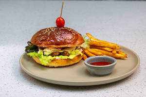 Beer Battered Fish Burger