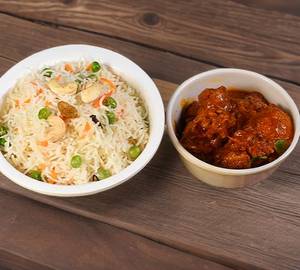 Fried Rice + Chicken Kosha