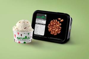 Roasted almond ice cream