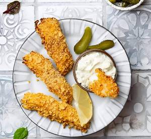 Fish finger with tartar sauce