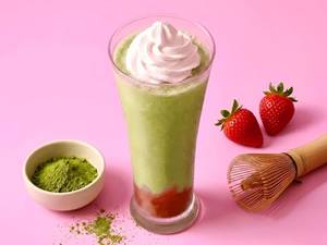 Strawberry Matcha Latte