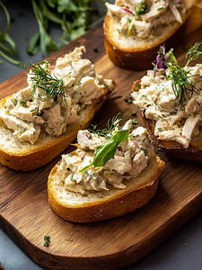 Chicken Crostini