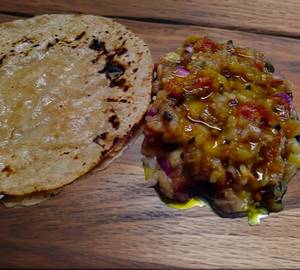 Patel Aalu Ka Chokha With Plain Tawa Roti ( 4 )