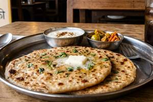 Aloo Pyaaj Paratha