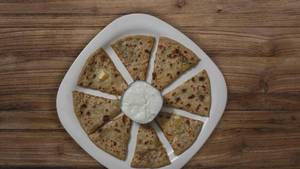 Aloo paratha butter