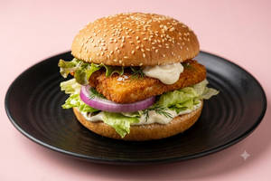 Crispy Fish Burger.