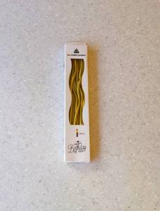 Golden Wavy Candles