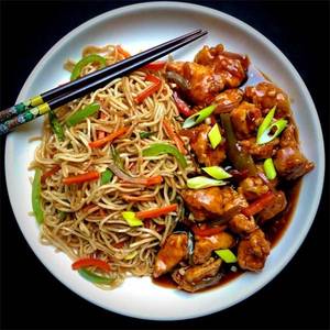 Chicken Manchurian Noodles