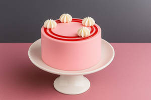 Vanilla Strawberry Bento Cake [300 Gms ]