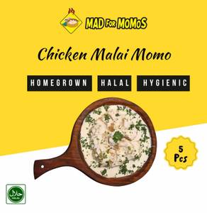 Chicken Malai Momos [5 pcs]