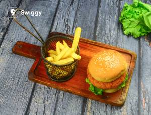 Veg Spicy Aloo Tikki Burger