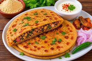 2 sattu paratha