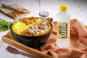 Butter Chicken Rice Bowl + Lemon Soda Combo