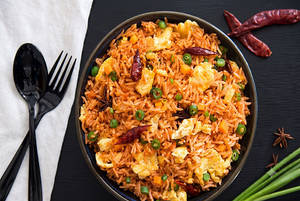 Schezwan Egg Fried Rice