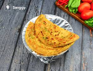 Chilly Garlic Laccha Paratha