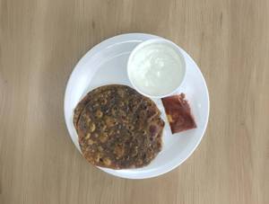 Thepla+ Curd