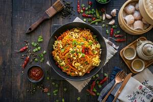 Double egg noodles