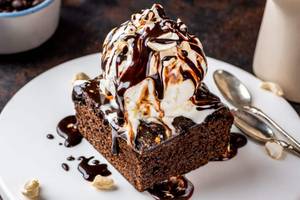 Brownie Ice Cream Sundae