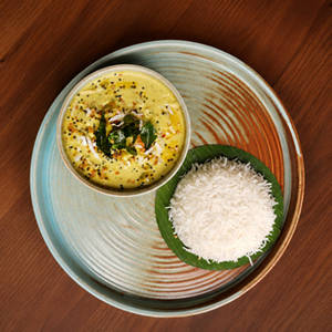 Nadan Coconut Curry, Steamed Rice