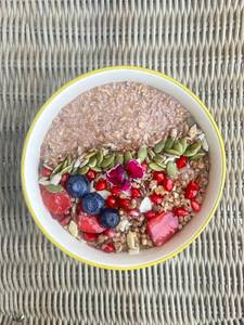 Cacao Overnight Oats Bowl