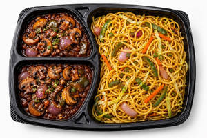 Noodles & Chilly Mushroom