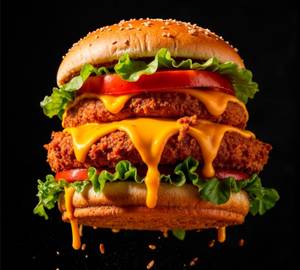 Chicken Patty Burger [Double]
